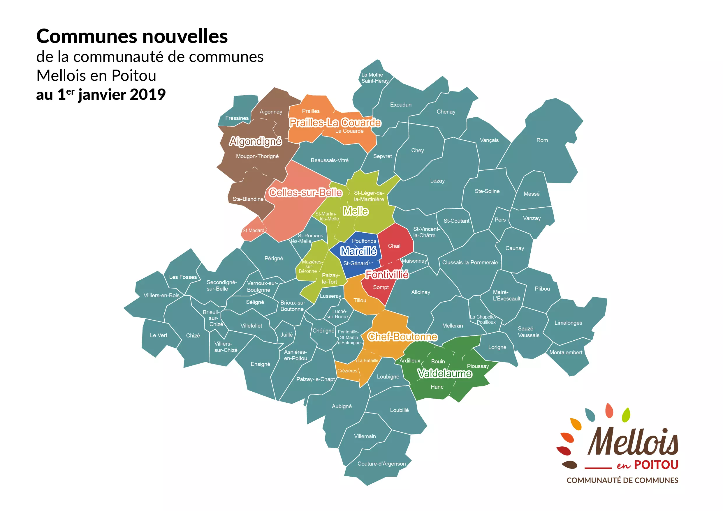 Carte au 1er janvier 2019 Carte au 1er janvier 2019